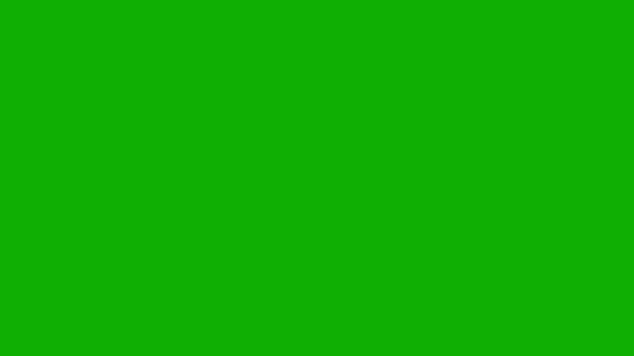 流星运动图形与绿色屏幕背景