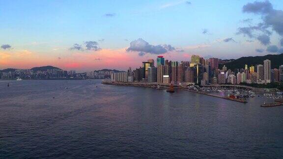 香港的夜景