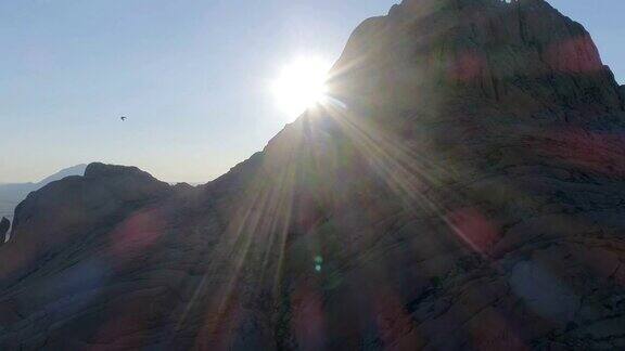 Spitzkoppe山脉纳米比亚的花岗岩山峰