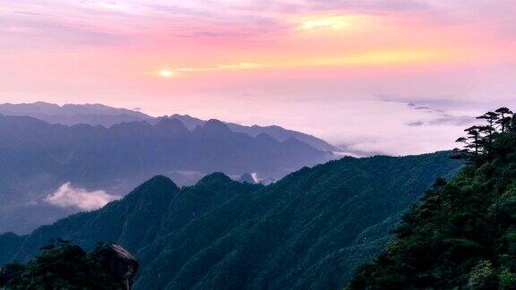 黄山的时光流逝