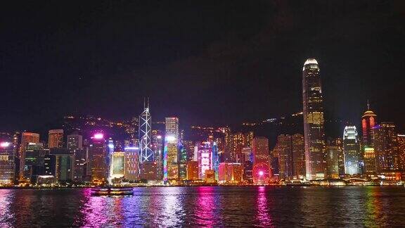 延时拍摄:从香港太平山顶的日落