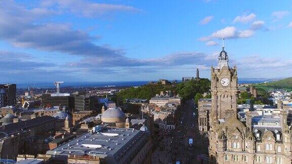 爱丁堡鸟瞰图苏格兰