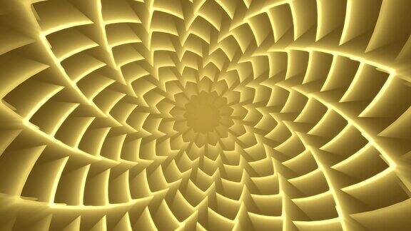 黄色螺旋旋转网格背景