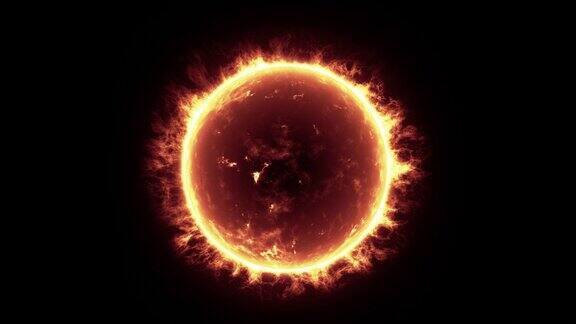 太阳表面有太阳耀斑抽象的科学背景
