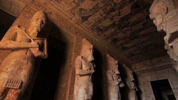 上埃及阿布辛贝拉美西斯二世的伟大神庙