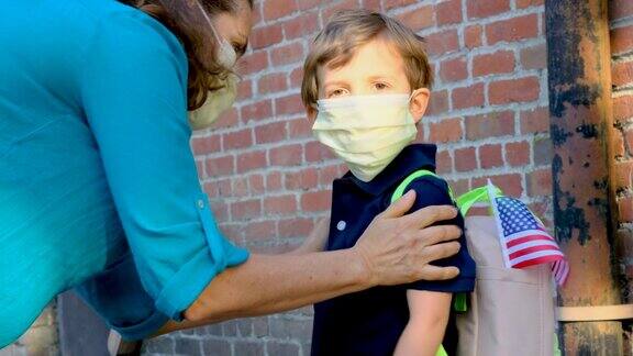 在流感大流行时期儿童准备上学