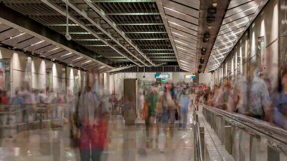 新加坡通勤捷运时间流逝
