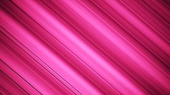 紫红色数字丝线波抽象数字几何光背景数字粒子网络或技术背景动画无缝循环背景4k企业演示空墙纸