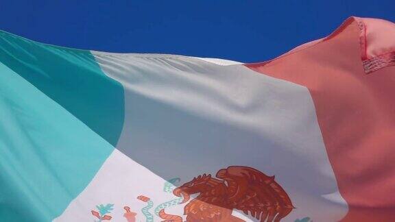 墨西哥国旗慢动作250帧秒