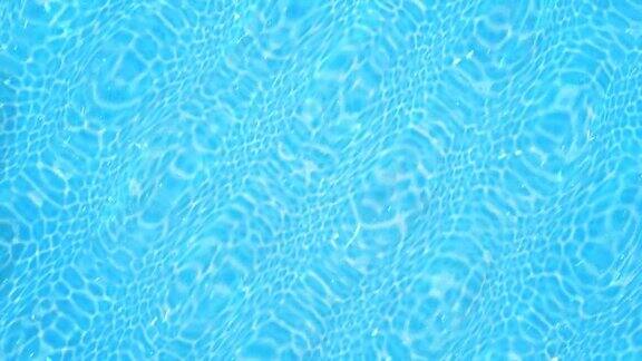 3d渲染抽象的透明水面和像波浪一样移动的液体