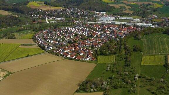 德国Neidenstein村鸟瞰图