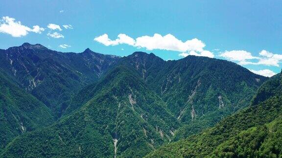 台湾玉山白云青山