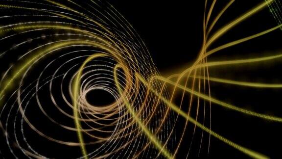 未来粒子条纹物体慢动作循环高清