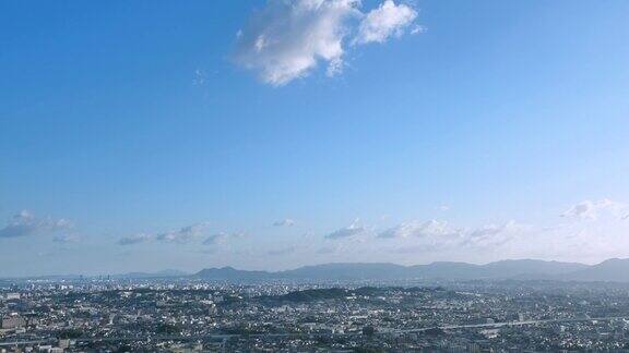 日本福冈市的风景