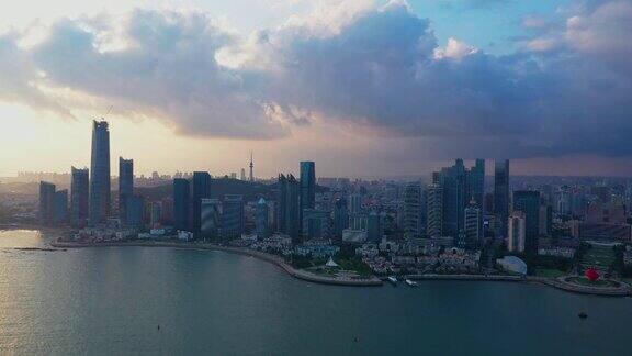 青岛中国4K高清航拍城市