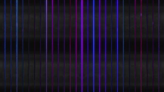 黑色上的蓝粉线灯闪烁的墙VJ舞台4K遮光罩闪烁的灯闪光俱乐部手电筒迪斯科灯动画光束灯泡卤素头灯灯夜总会关闭循环动画