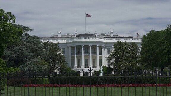 华盛顿特区白宫南草坪4k超高清