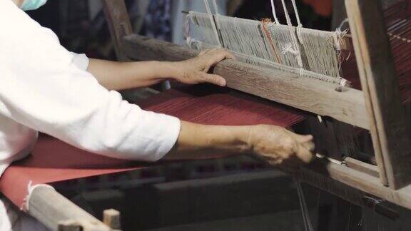 传统的棉花编织