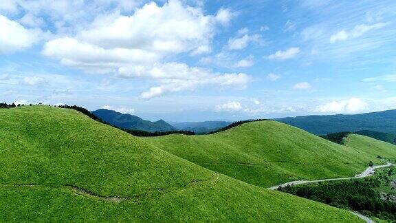 日本Kirigamine地区的景观