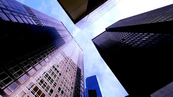 金融区的摩天大楼