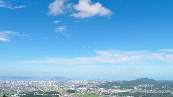 日本福冈市的风景