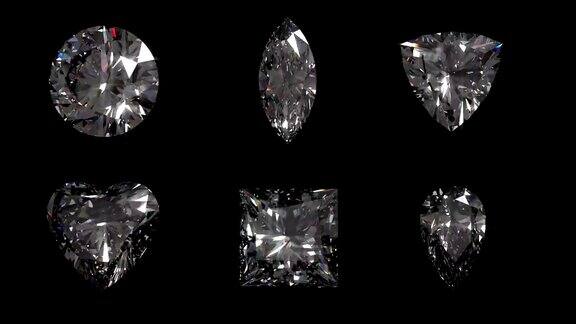 六种钻石切割品种