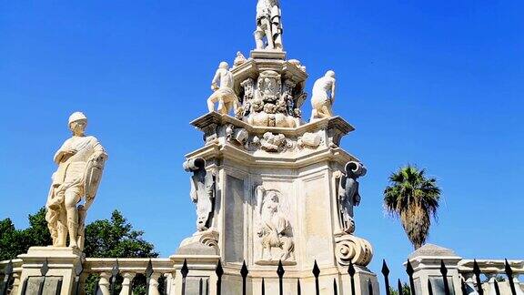 菲利波五世纪念碑在意大利西西里岛