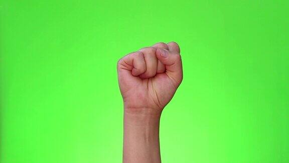 举起的拳头或握紧的拳头是团结和支持的象征