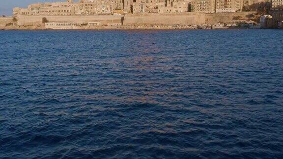 瓦莱塔城市全景地中海欧洲马耳他