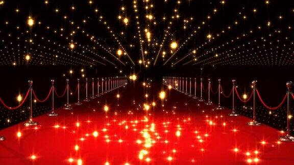 动画的火球降落在红地毯上的地点