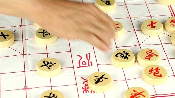 下中国象棋特写