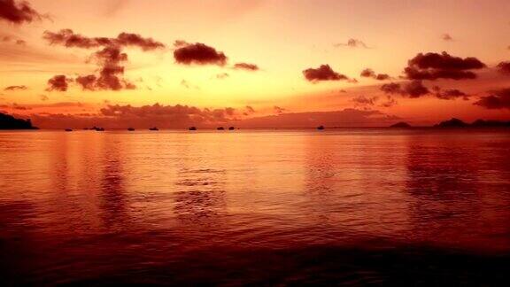 日落海景
