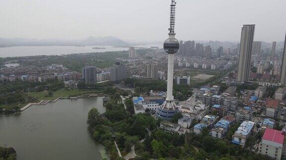 徐州市现代建筑景观航拍