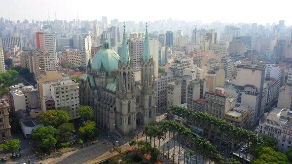 鸟瞰图圣保罗大教堂巴西