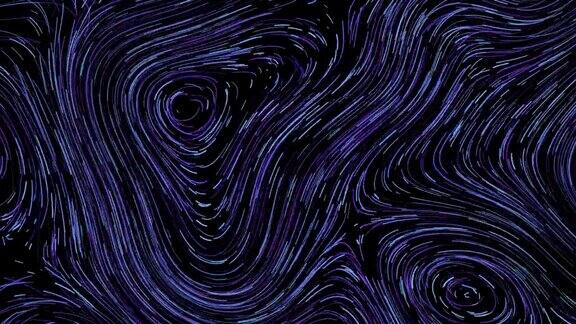 蓝色抽象线条漩涡图案背景梵高风格