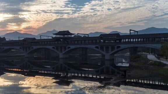 中国柳州snjiang风雨桥