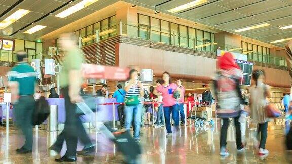 4K延时:樟宜机场航站楼