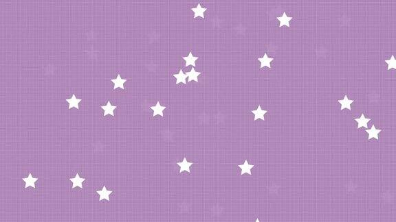 4k紫色柔和星背景