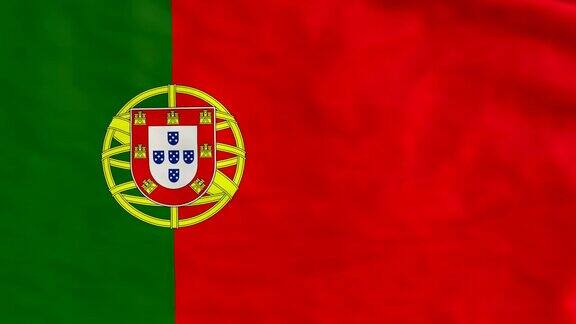 葡萄牙国旗动画4K