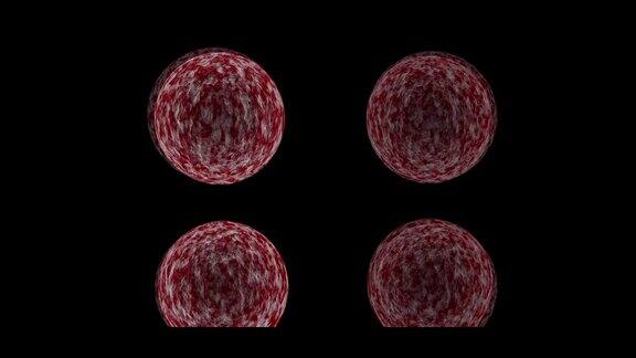 4K癌细胞分裂细胞增殖细胞有丝分裂细胞分裂肿瘤研究概念3D