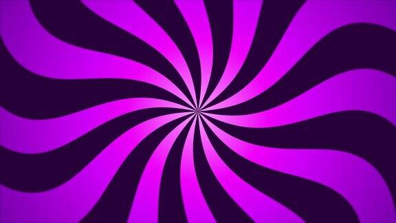 螺旋背景与阴影从粉红色到紫色抽象动画循环背景螺旋紫色的背景催眠动画背景