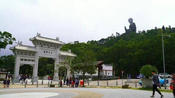 昂坪村与大佛在香港