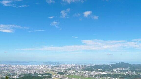 日本福冈市的风景