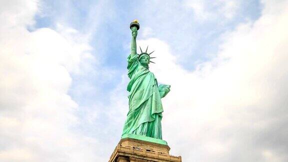 高清延时:纽约自由女神像