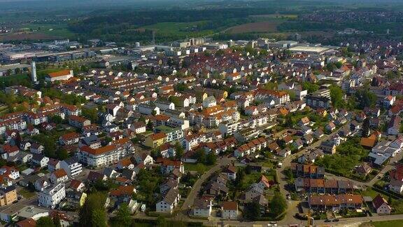 德国巴伐利亚州森登市鸟瞰图