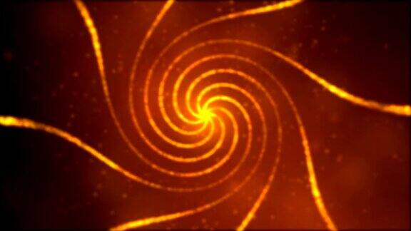 粒子螺旋漩涡-环火橙色