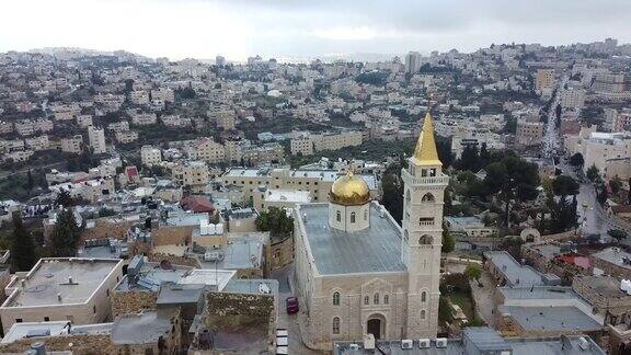 巴勒斯坦的风景和家园从伯利恒巴勒斯坦