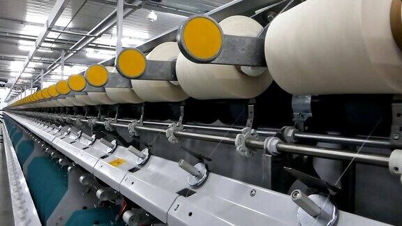 纺织厂的线轴