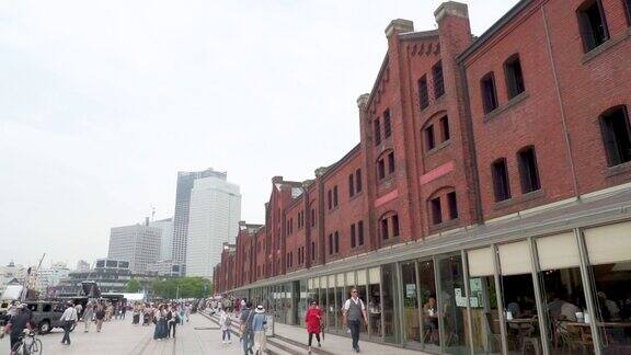 横滨红砖仓库在横滨日本