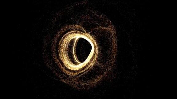 未来的黑洞抽象的空间背景3d渲染背景